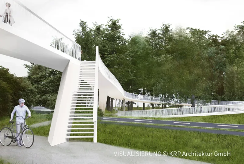 Visualisierung | Rad- und Fußgängerbrücke Bad Nenndorf