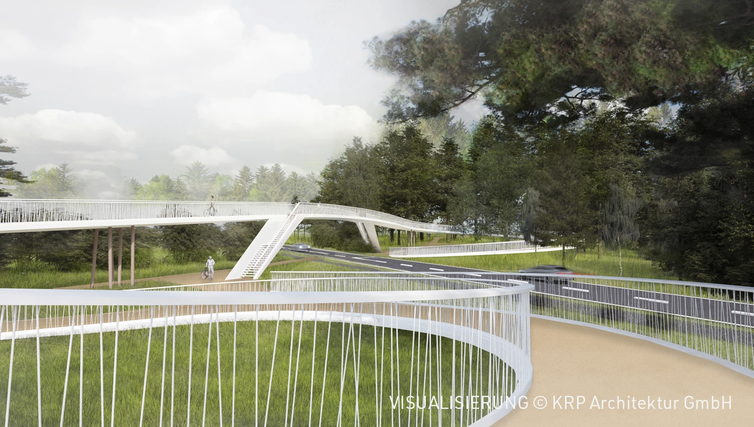 Visualisierung | Rad- und Fußgängerbrücke Bad Nenndorf