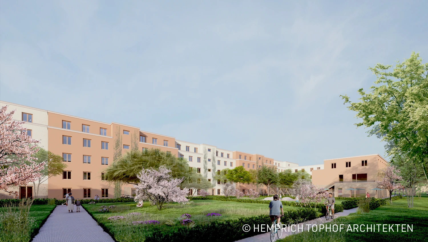 Visualisierung Wohngebäude Pankower Allee | © Hemprich Tophof Architekten