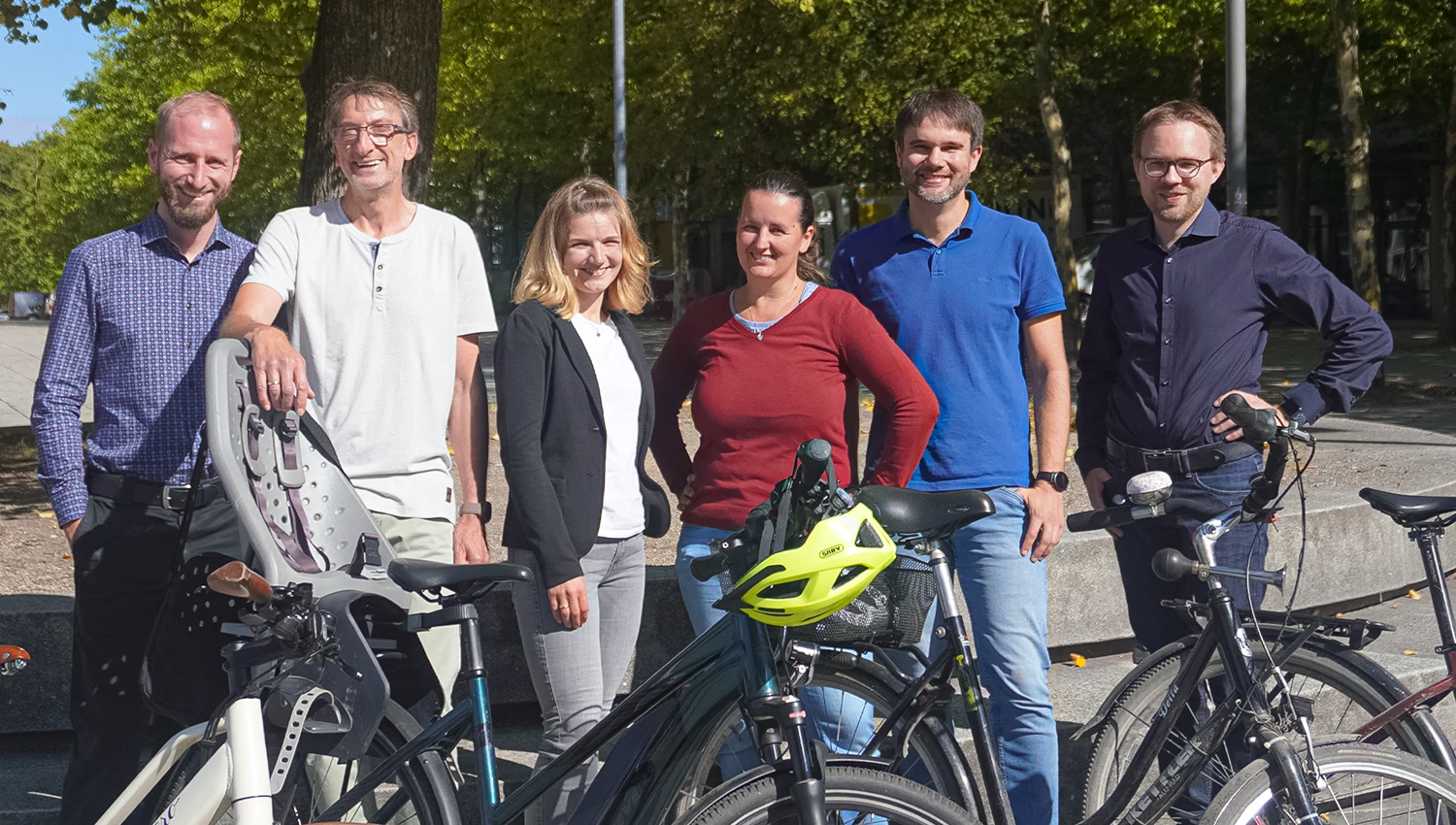 GBRV | AOK Aktion "Mit dem Rad zur Arbeit" - Teile des Teams Hannover